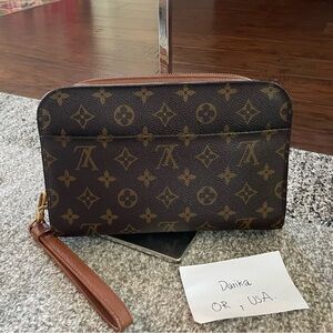 Authentic LV orsay clutch.